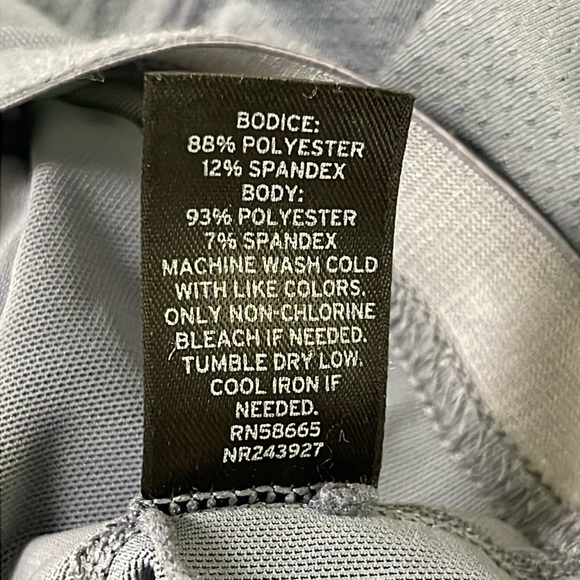 Zella Women’s Dry-Fit Racerback Tank Top Slate Blue Size XL Drawstring Athlete - Picture 11 of 11